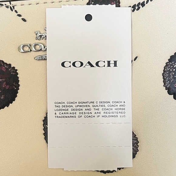 Coach Cherry Corner Zip Wristlet - Picture 13 of 14